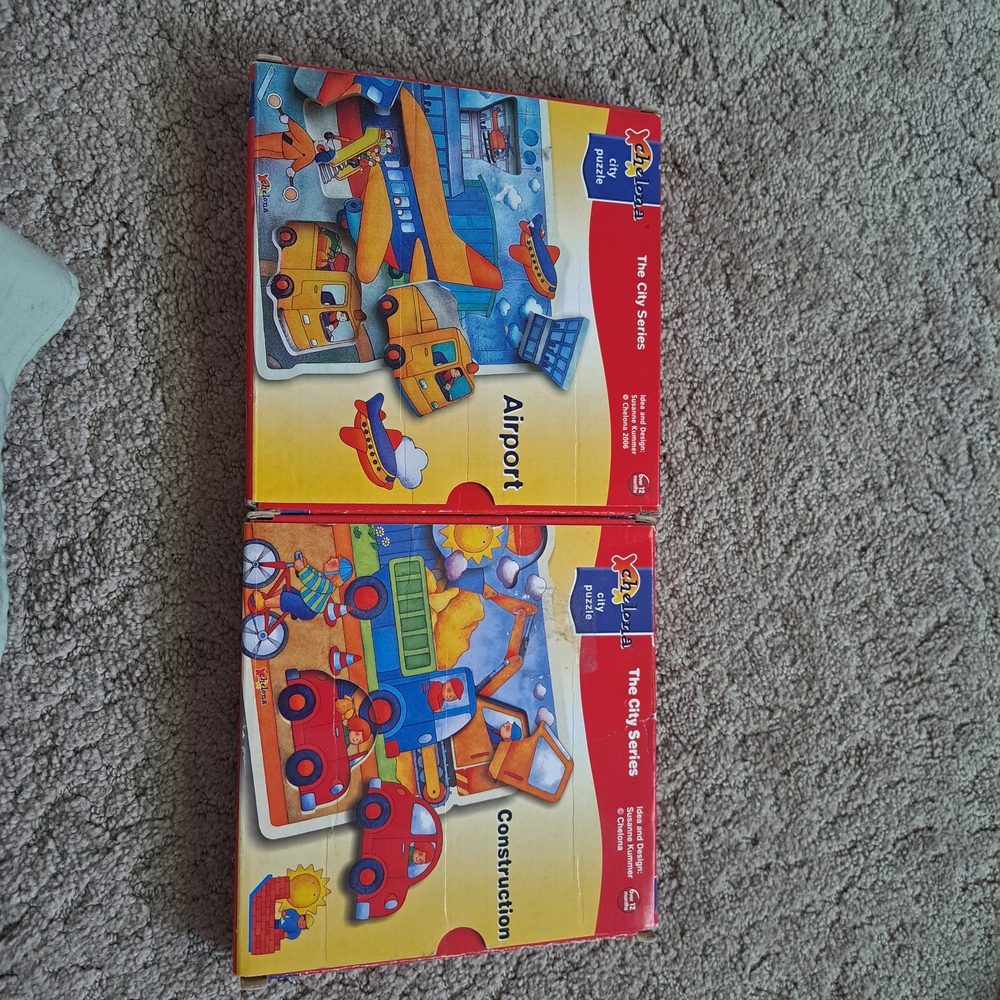 City Series Airport and Construction Playset